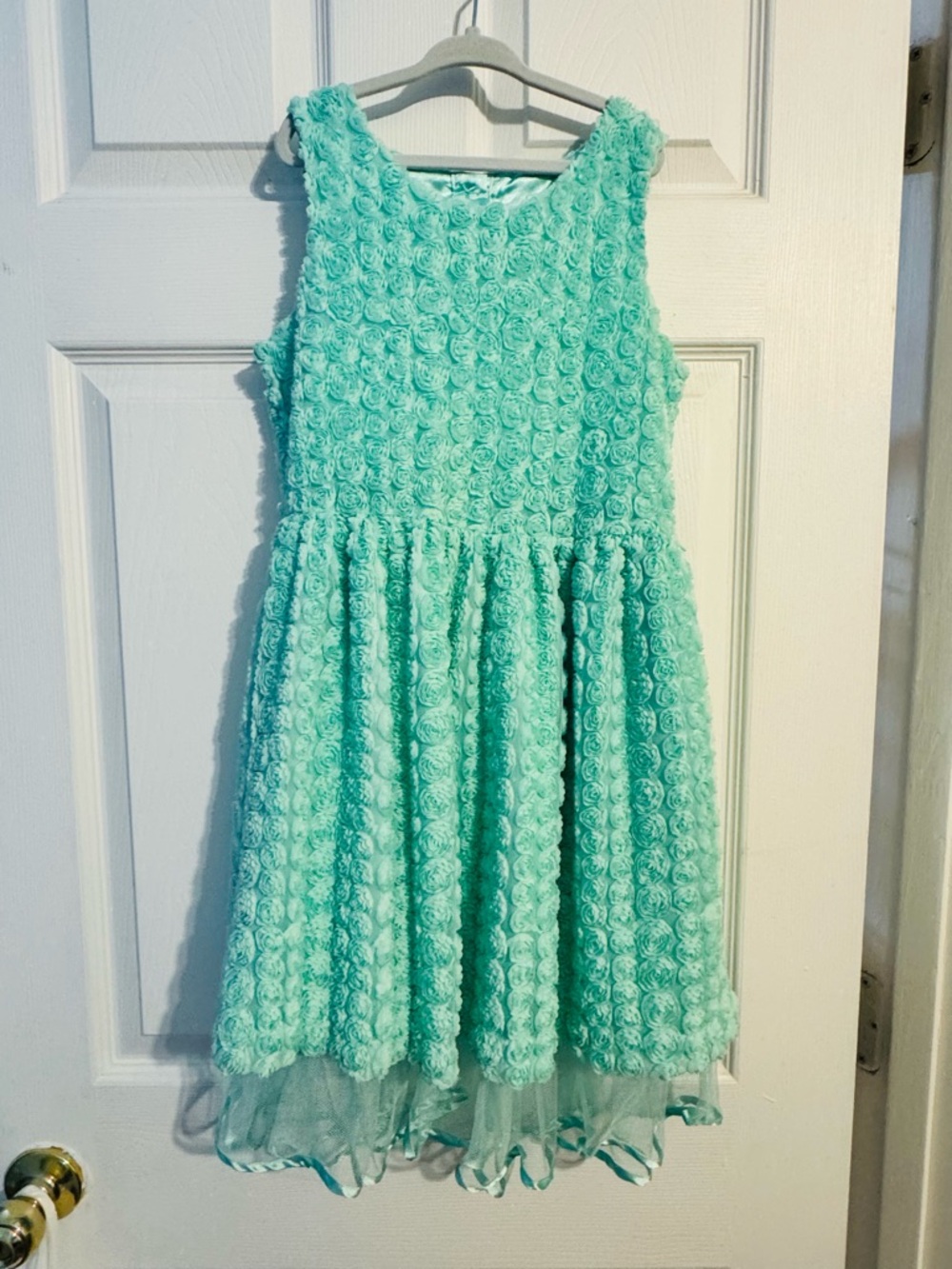 Cat & Jack Mint Rosette Party Dress
